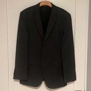 Banana Republic Charcoal Tailored Fit Full Suit (Blazer and Pants)